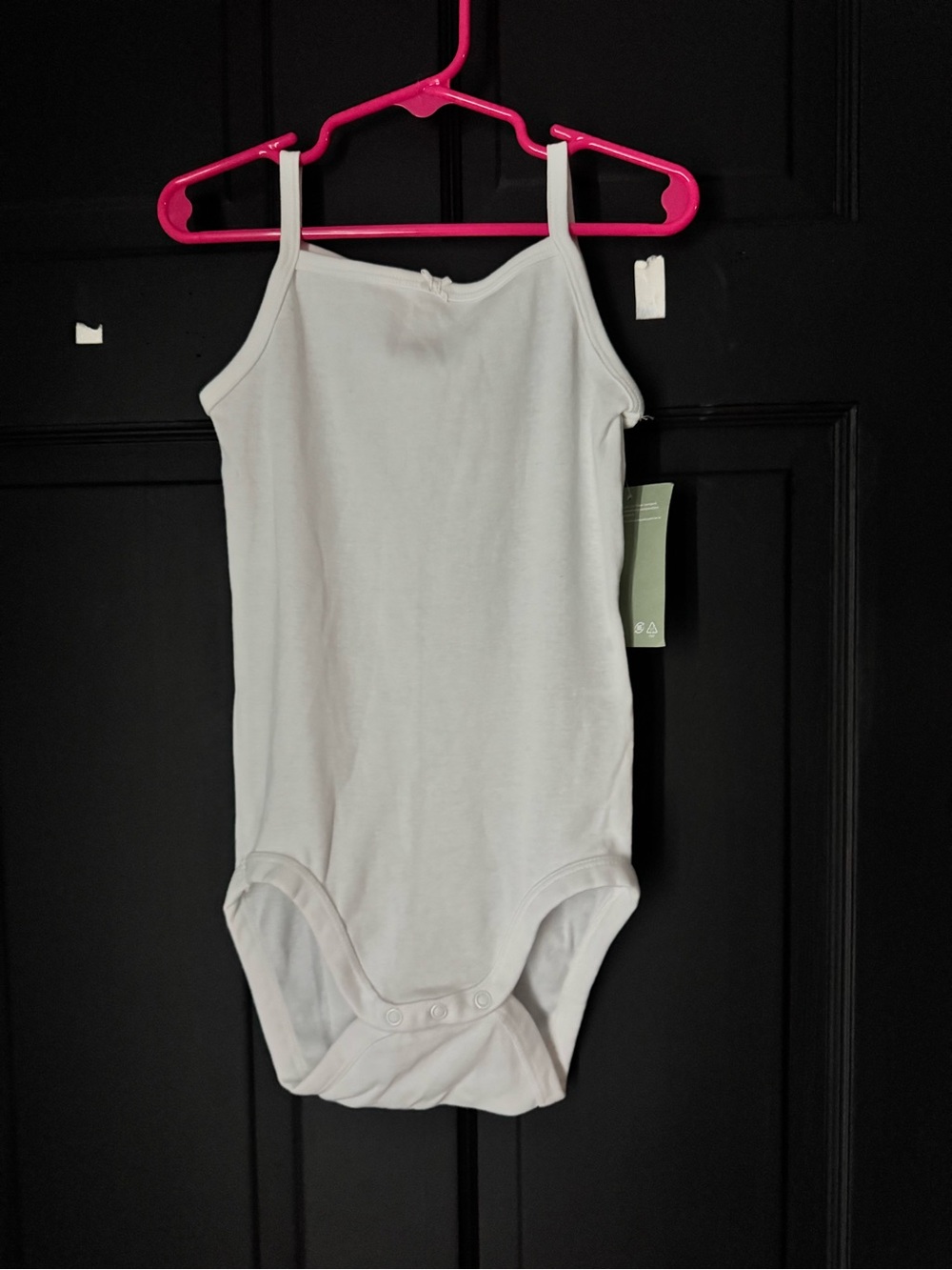 H&M White Tank-Style Girls' One-Piece Bodysuit